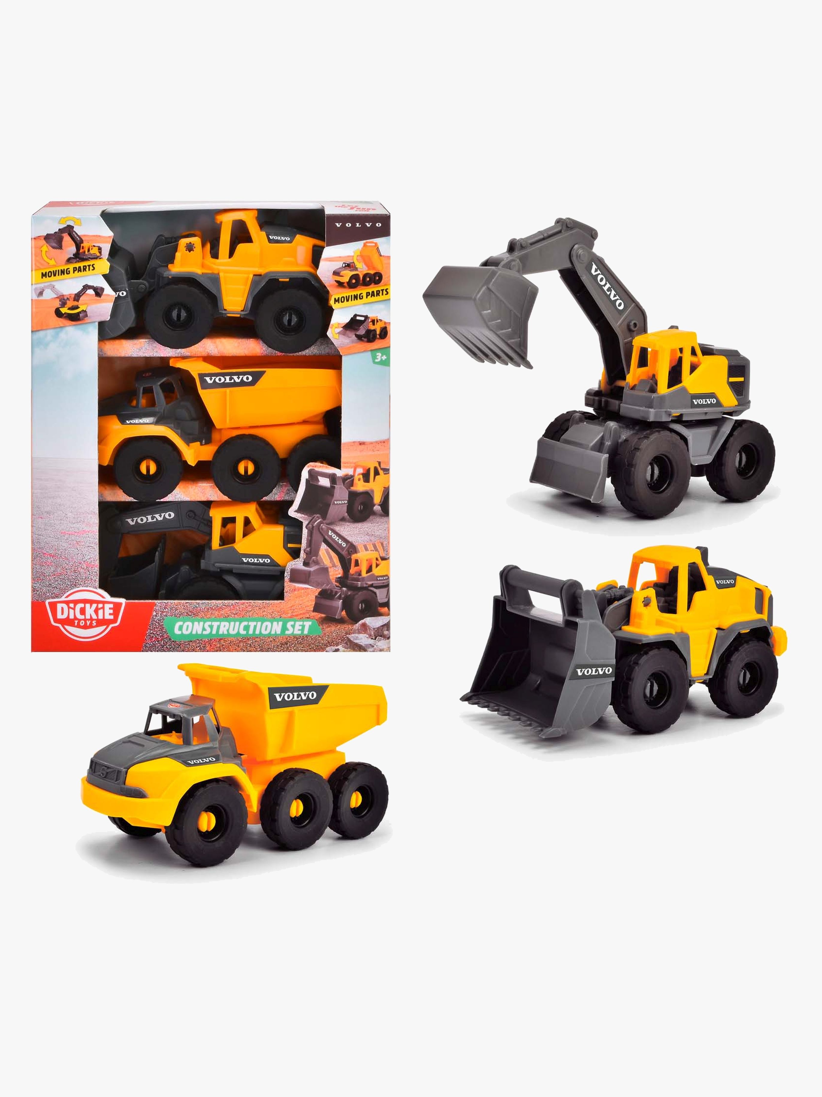 Dickie Toys Volvo Anläggningsfordon 3-Pack