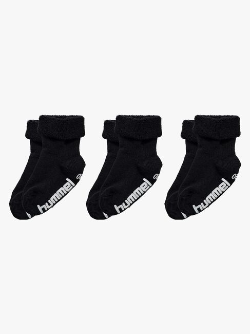 Hummel Mini Anti-Slip Strumpor 3-Pack, Black