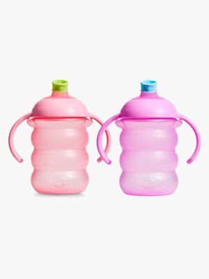 Munchkin Click Lock Pipmugg 240 ml 2-Pack, Pink/Purple