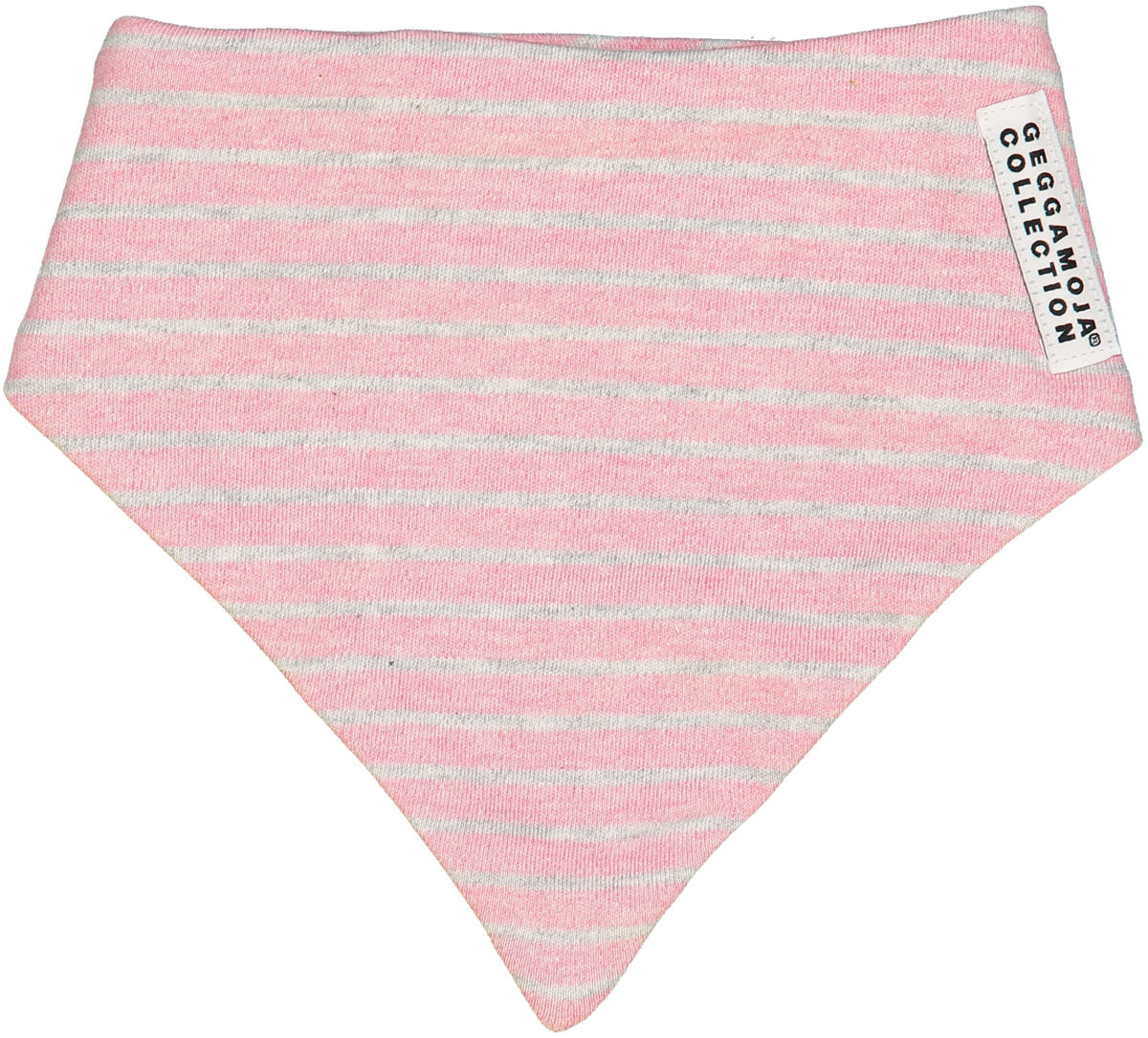 Geggamoja Drybib Classic Pink Daisy Stripe