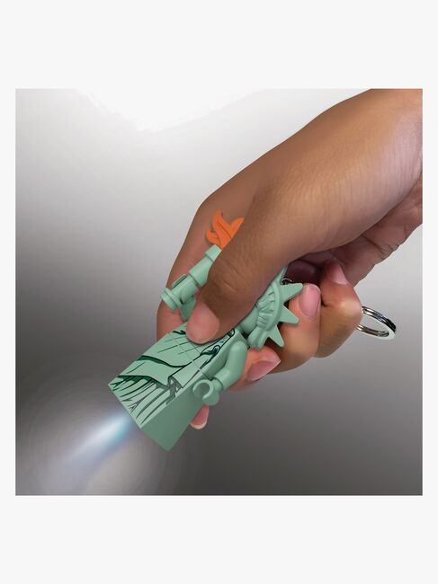 LEGO® Ikonisk Frihetsgudinnan Nyckelring med LED-lampa