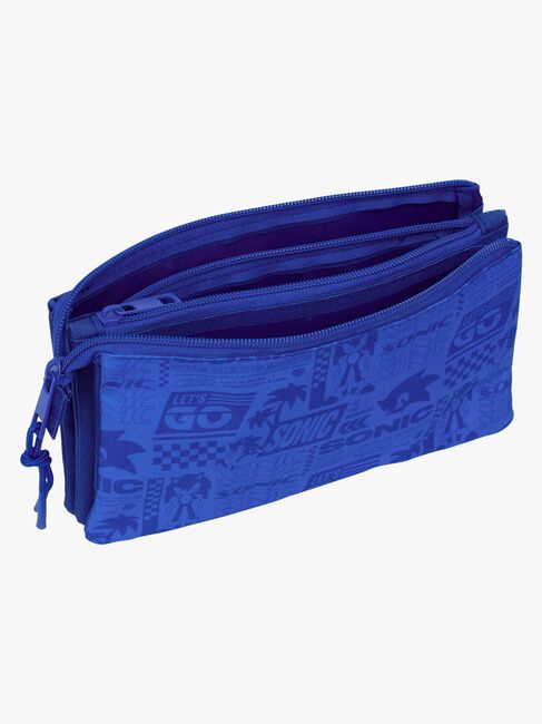 Sonic Trippelpennfodral, Blå