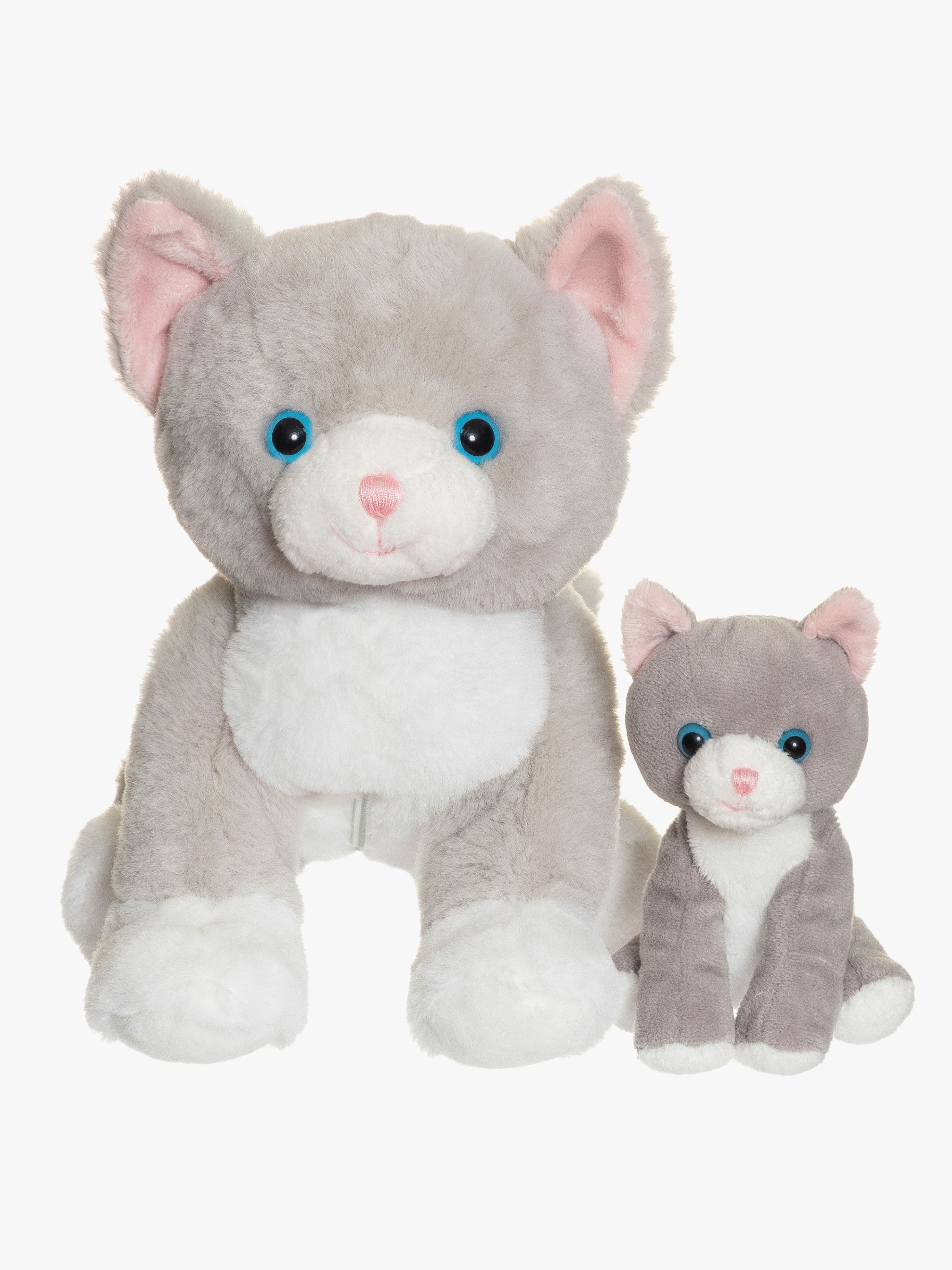 Teddykompaniet Gosedjur Katten Tuva med Kattunge