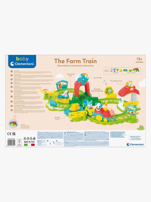 Clementoni Baby Interaktivt Tåg med Bondgårdsdjur