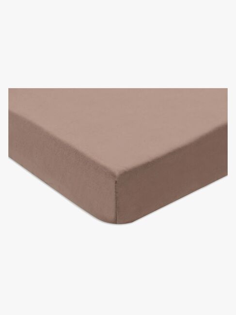 Jollein Dra-på-lakan 60x120 2-Pack, Milky Coffee/Ivory