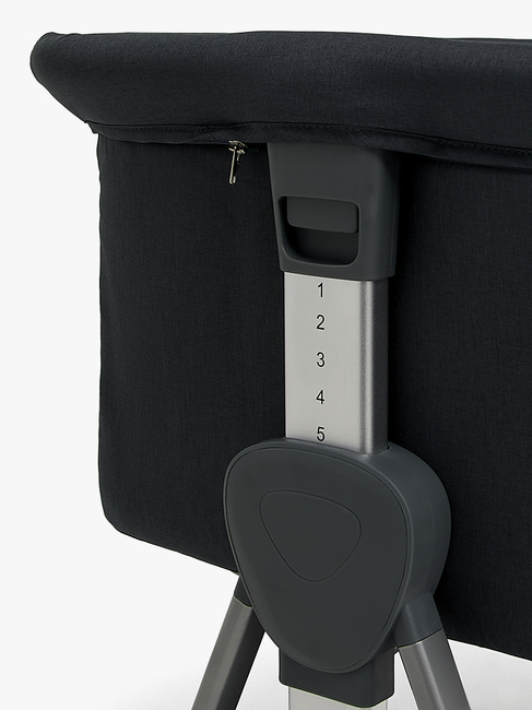 Beemoo CARE Every Bedside Crib, Deep Grey