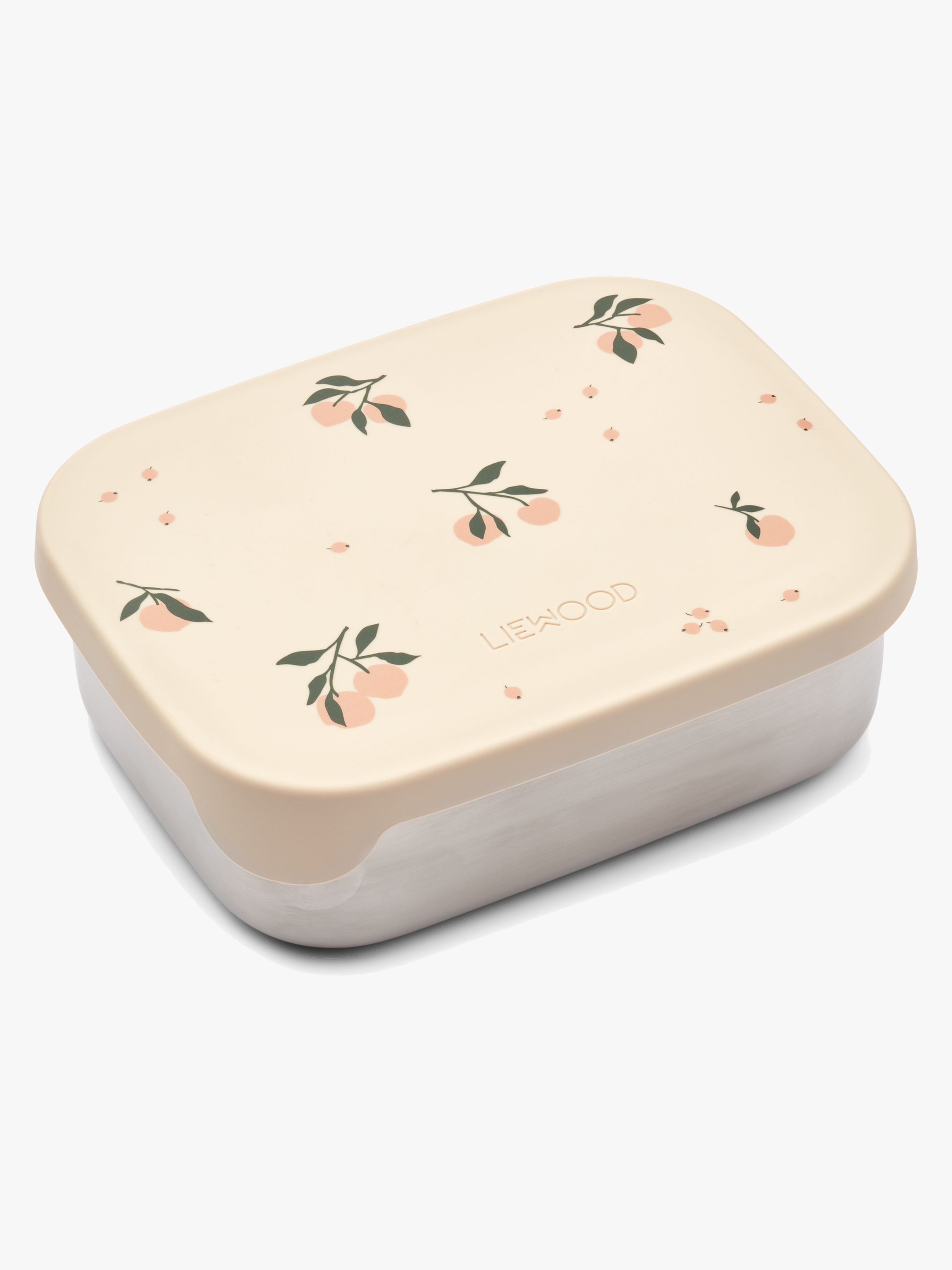 LIEWOOD Arthur Mönstrad Matlåda, Peach/Sea Shell