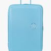 American Tourister Soundbox Spinner Resväska 97-110L, Blueberry Fizz