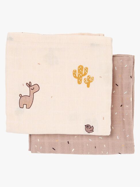 Done By Deer Lalee Muslinfilt 2-Pack, Powder