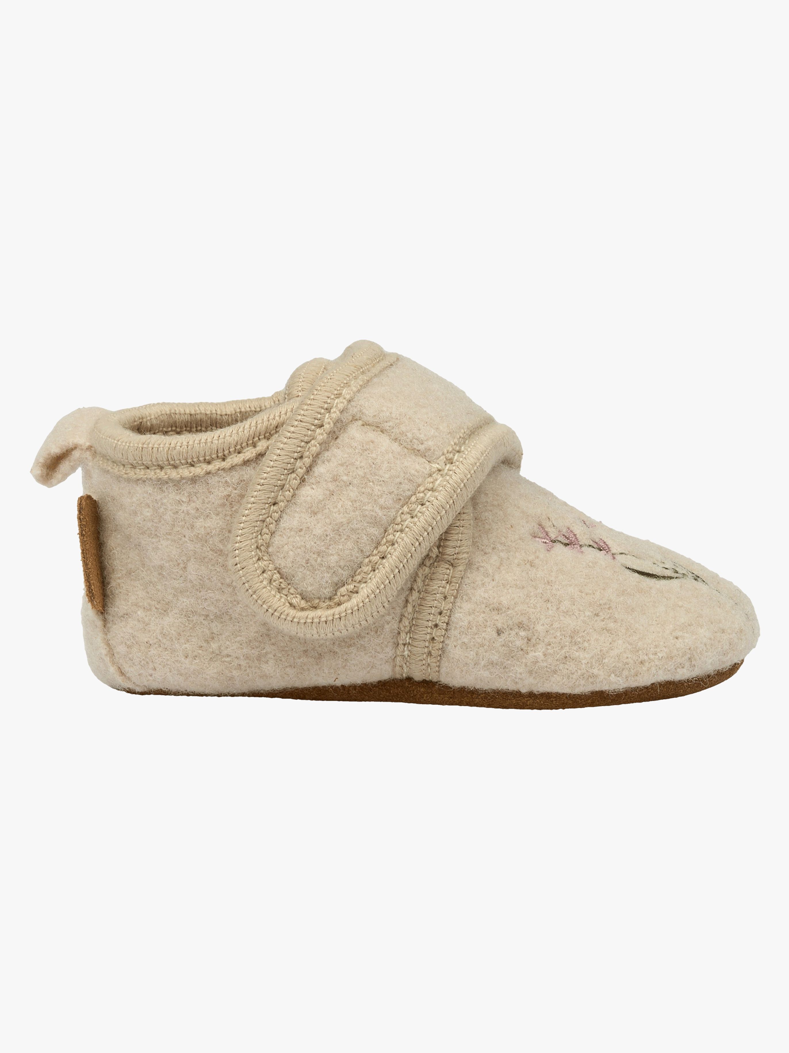 Mikk-Line Inneskor Ull, Off White, 24-36 mån