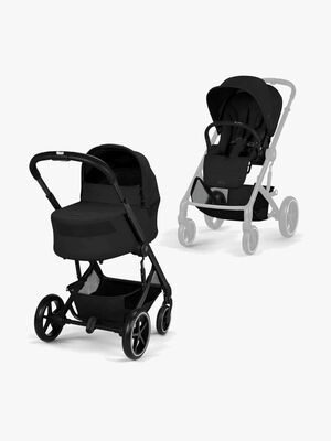 Cybex BALIOS S Lux Kombikinderwagen, Moon Black