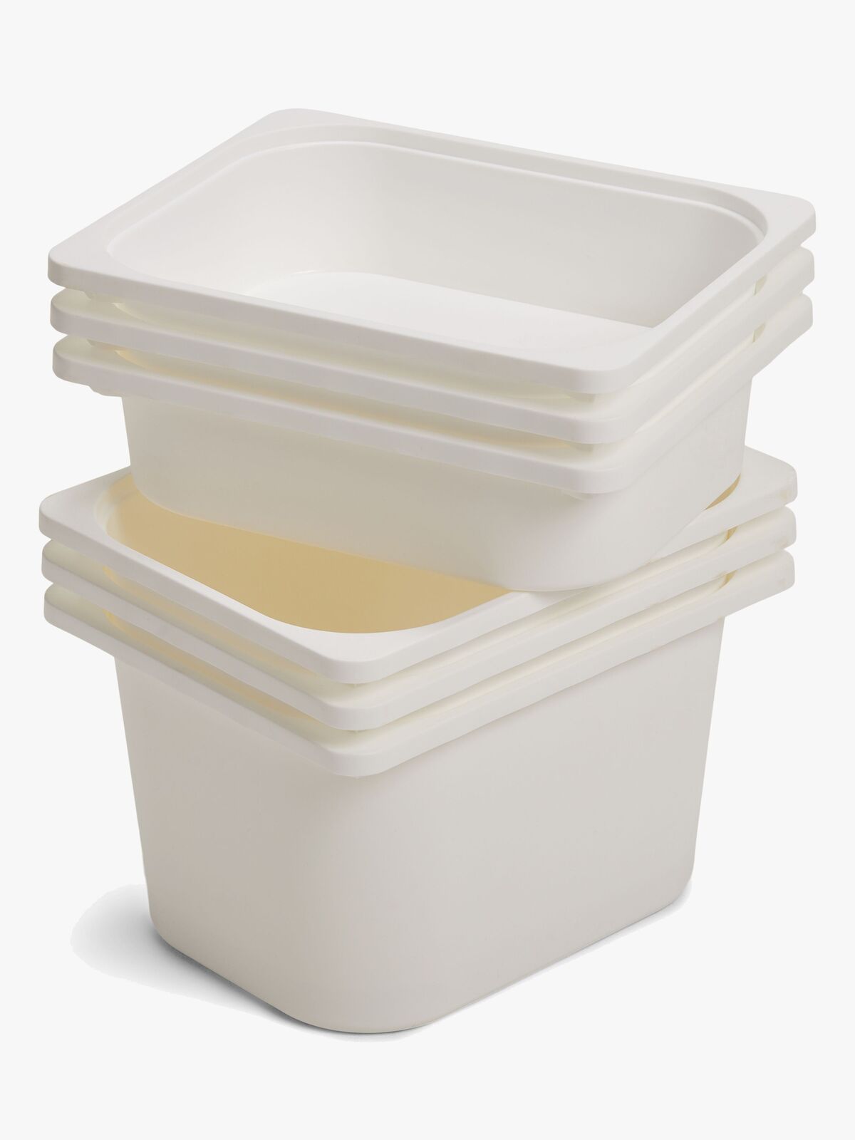 JLY Lådor Två 3-Pack, Vit