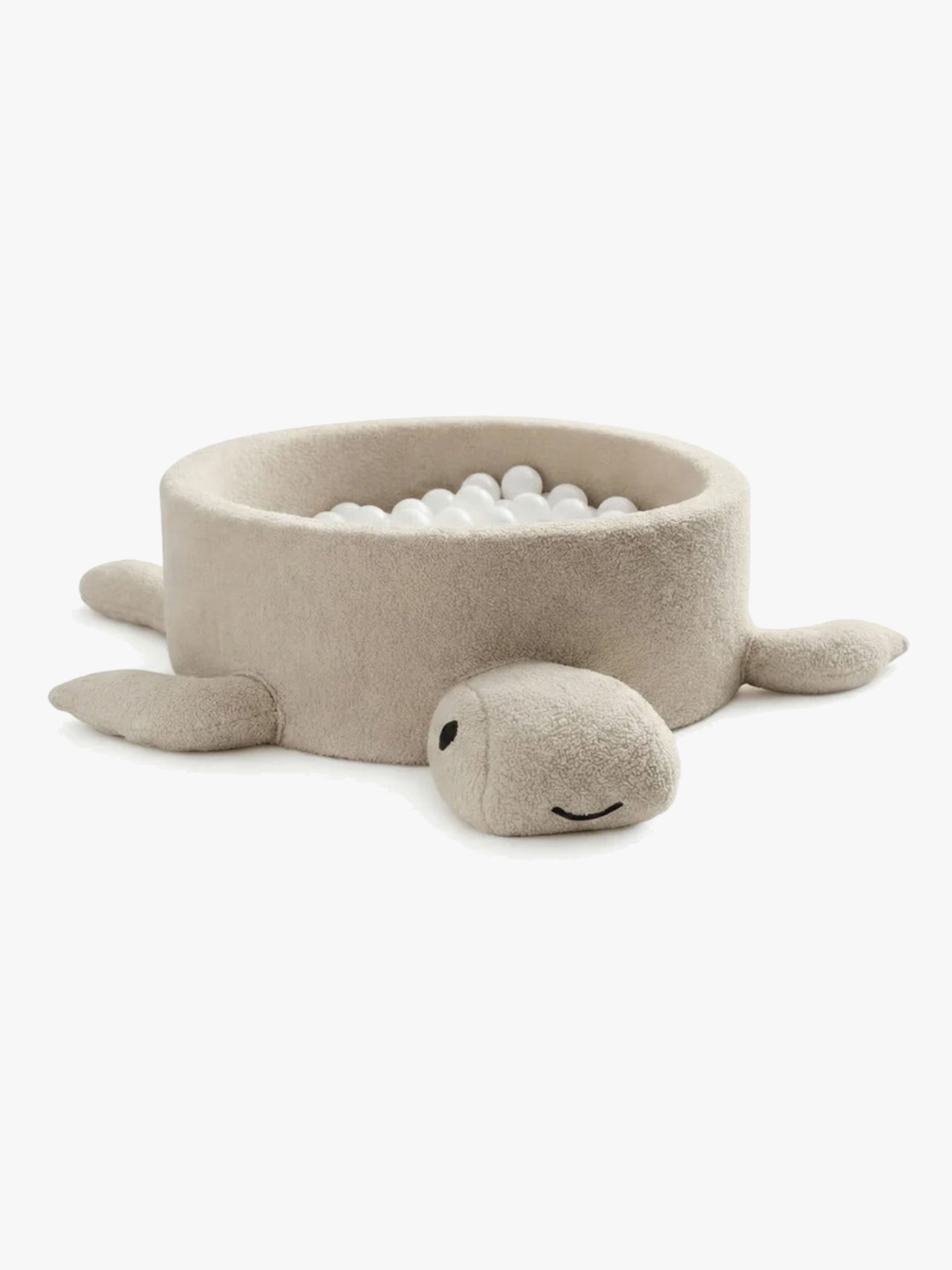 MeowBaby Boucle Turtle Bollhav, Oat Biscuit Beige