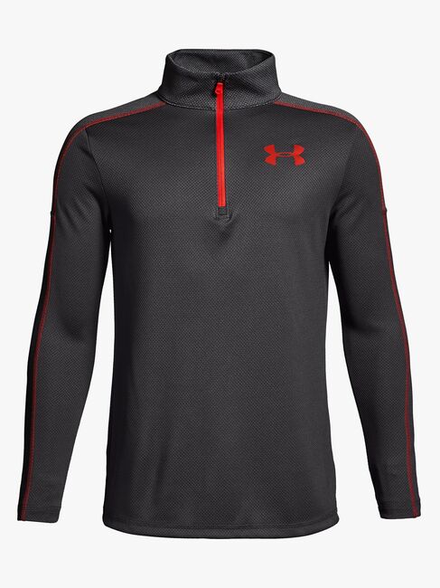 Under Armour Tech 1/2 Zip Träningströja, Charcoal Medium Heat