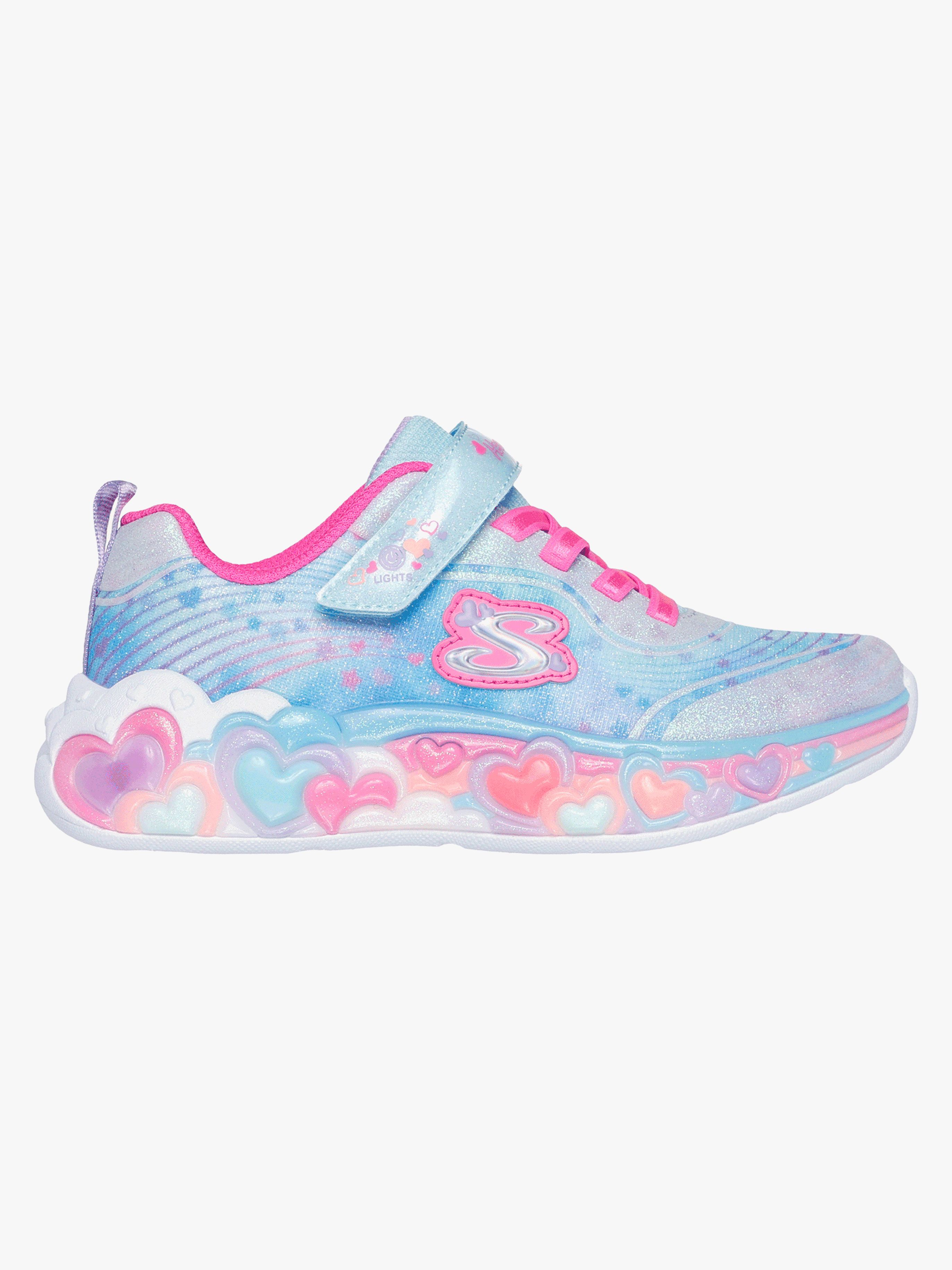 Skechers ETERNAL HEART LIGHTS  Blinkande Sneakers, Blå, 32