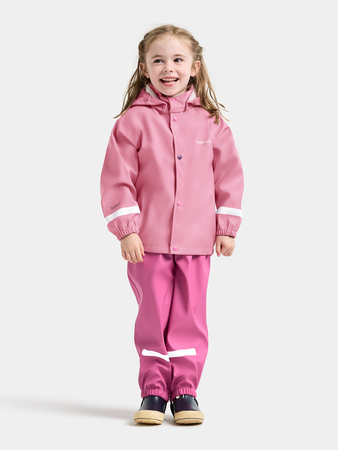 Didriksons Slaskeman Regnställ, Light Heather Pink