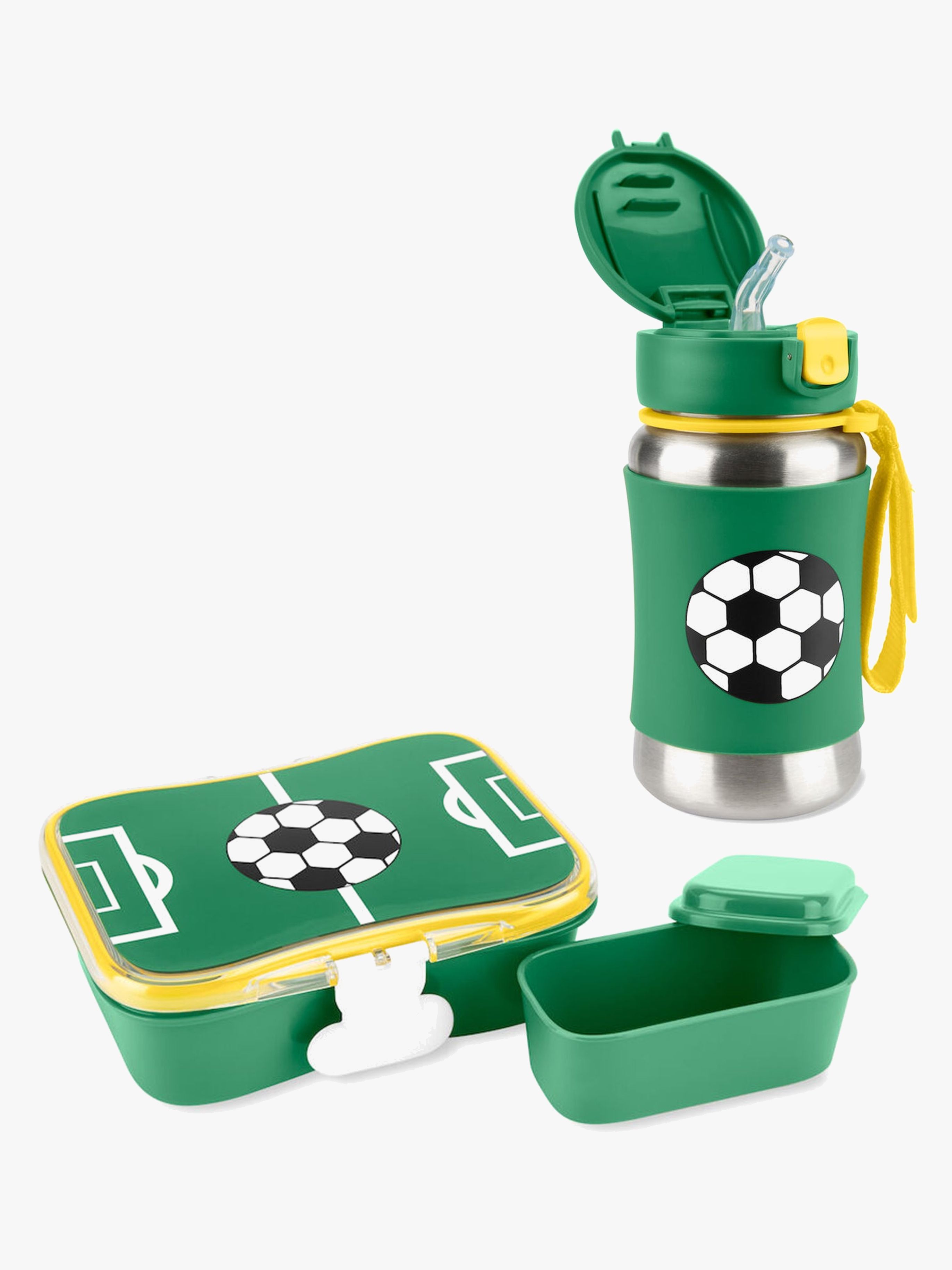 Skip Hop Spark Style Matlåda och Flaska, Fotboll Grön