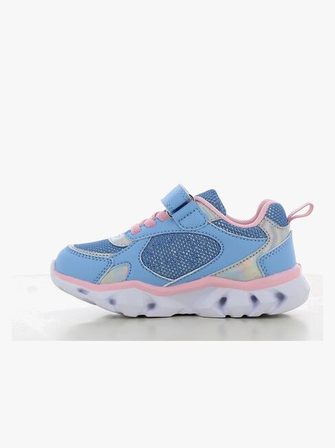 Disney Lilo & Stitch  Blinkande Sneakers, Blue/Silver