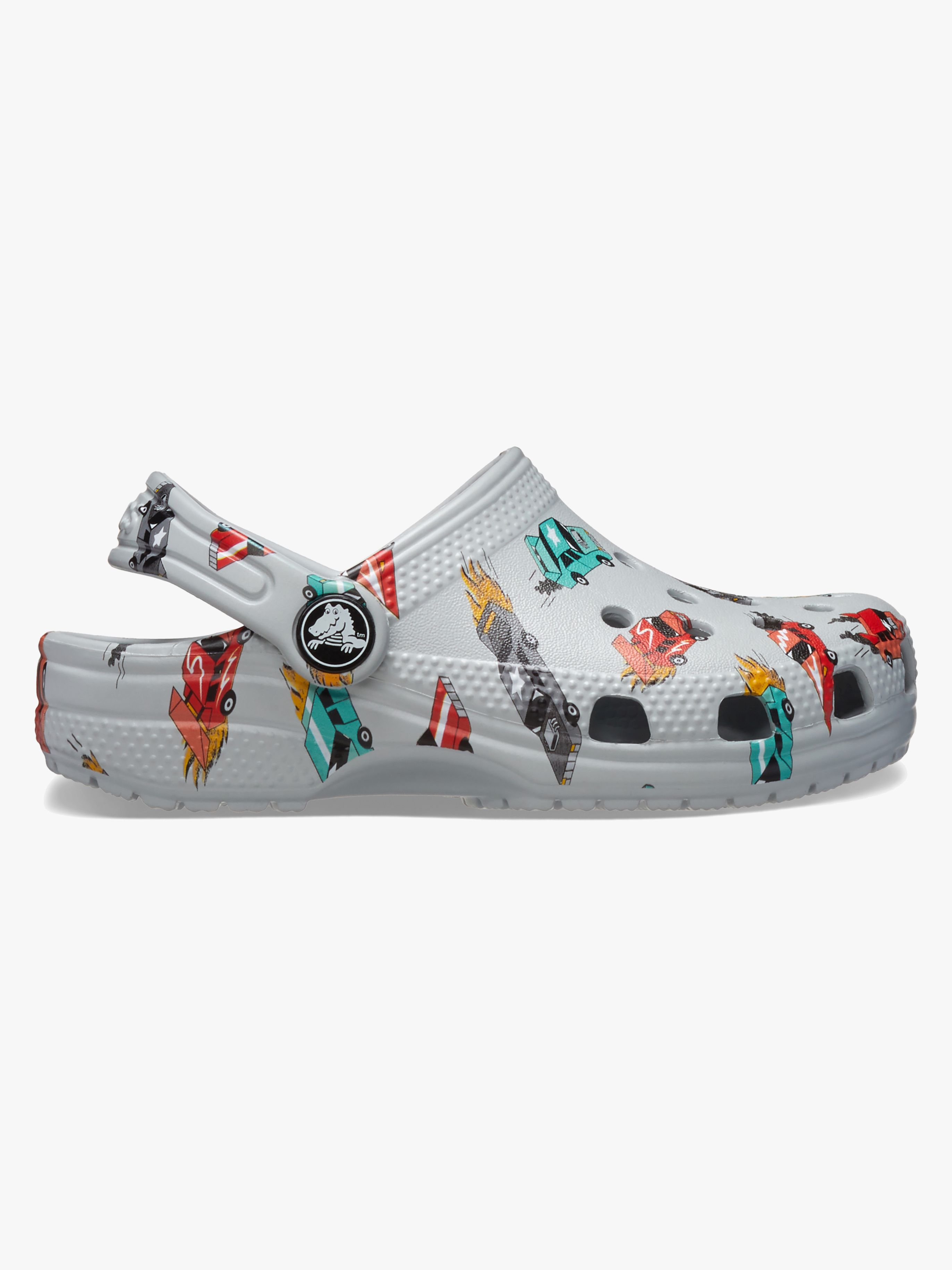 Crocs Classic Race Cars Graphic Kids Tofflor Mirage/Multi 19-20