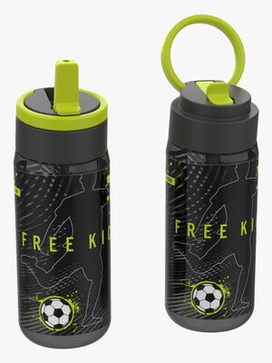 LunchBuddies Football Vattenflaska 500 ml, Black