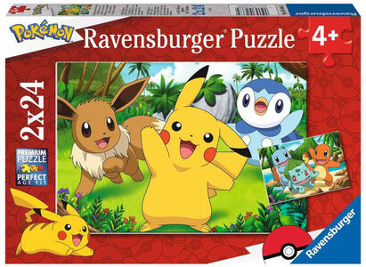 Ravensburger Pussel Pokémon 2x24 Bitar
