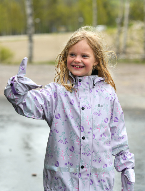 Lindberg Vattholma Regnvantar, Lavender/Pink