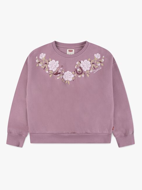 Levi's LVG Rose Front Tuck Sweatshirt, Lilas Levi's