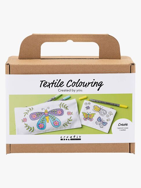 Creativ Company Mini Pysselset Textilmålning Fjärilar
