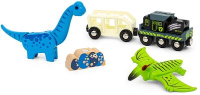 BRIO World - 36092 Dinosaurier-Vulkan mit Ausbruchsfunktion - Zugset für Kinder ab 3 Jahren BRIO World - 36092 Dinosaurier-Vulkan mit Ausbruchsfunktion - Zugset für Kinder ab 3 Jahren