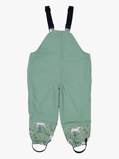 Geggamoja  Fodrat Regnställ Pippi Långstrump, Grön