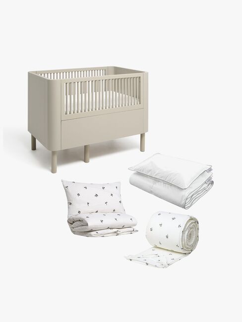 Alice & Fox June Växasäng inkl. Bäddkit ADORA 100x130, Dusk Beige