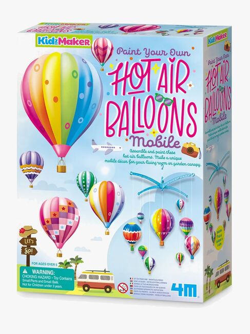 4M KidzMaker DIY-set Måla Dina Egna Varmluftsballonger