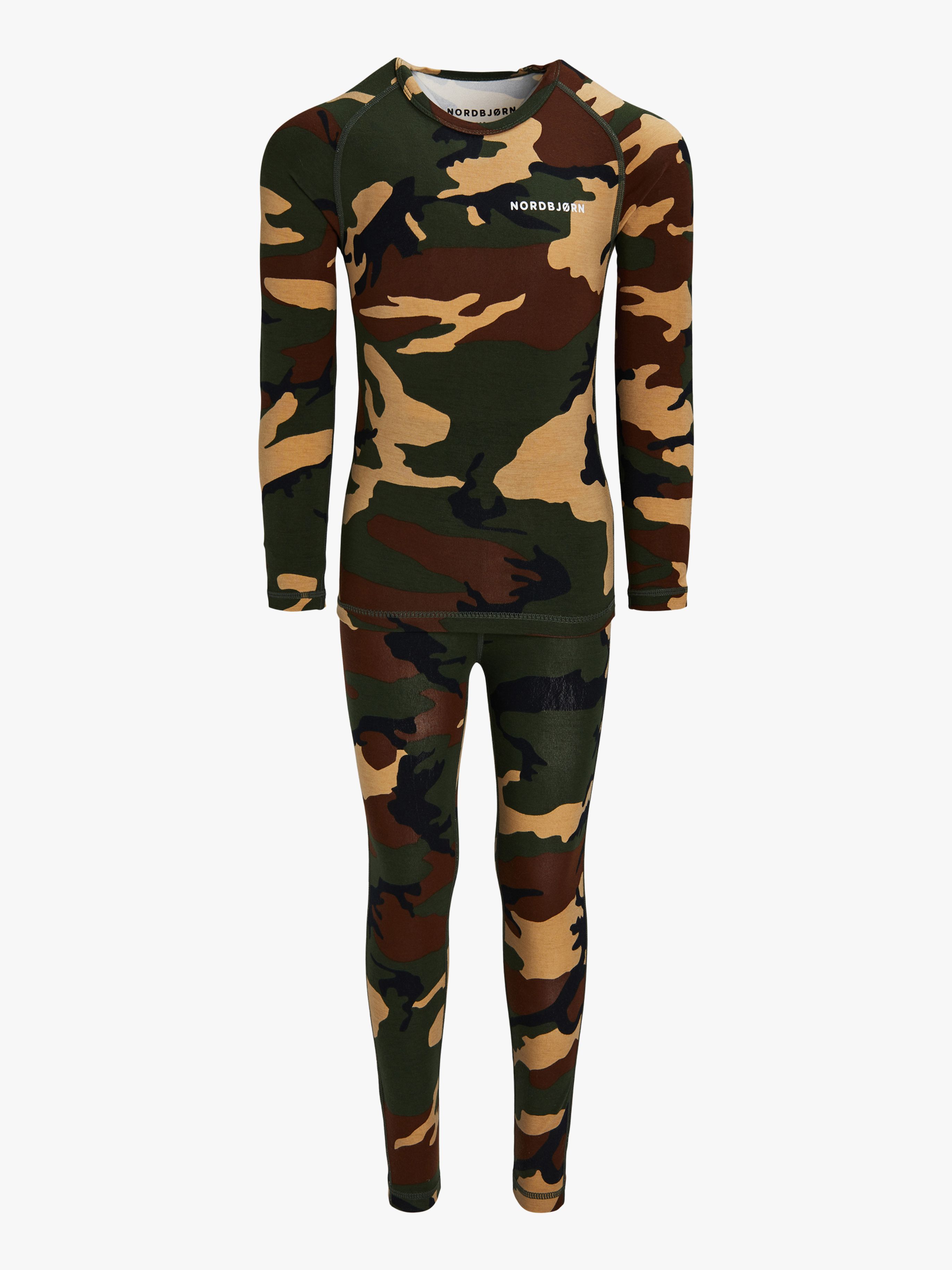 Nordbjørn Verbier Underställ Bamboo, Camo Classic, 100