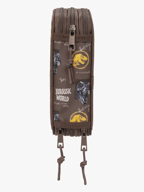 Jurassic World  Fyllt Trippelpennfodral 37 Delar, Brun