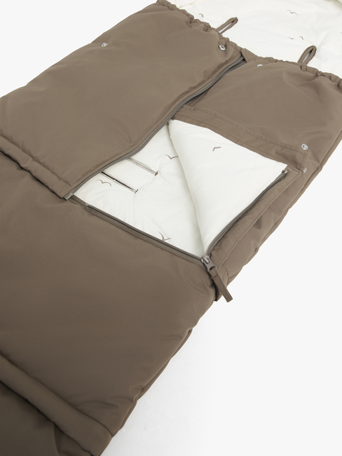 Beemoo Light Åkpåse inkl. Förlängning, Taupe Swallow