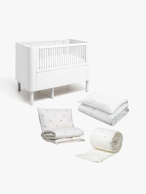 Alice & Fox June Växasäng inkl. Bäddkit AVIVA 100x130, Dream White