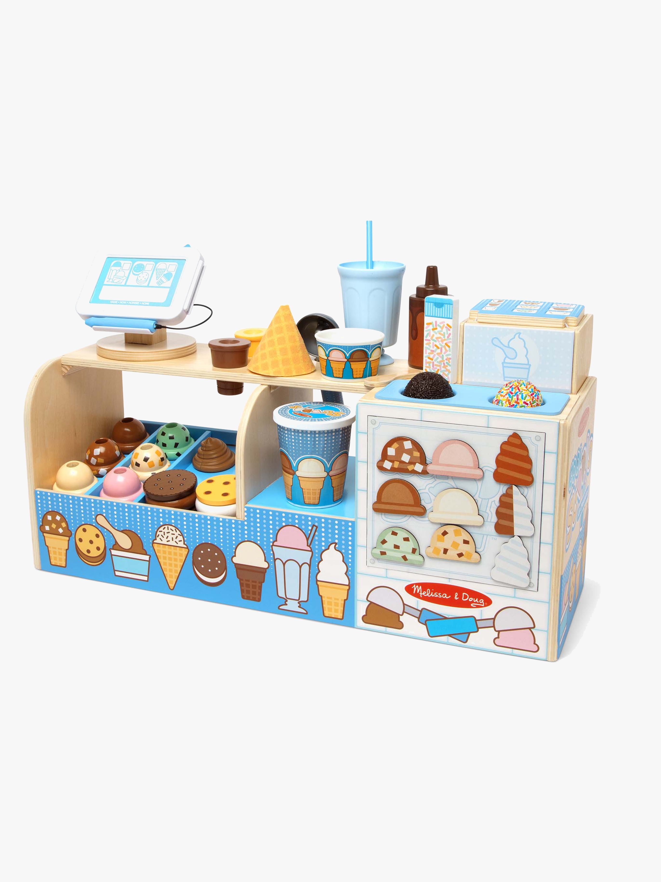 Melissa &  Doug Cool Scoops Glasskiosk 42 Delar
