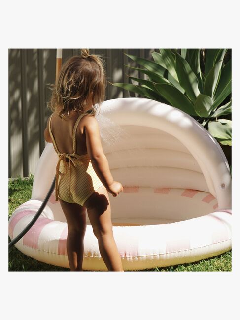 SUNNYLiFE Uppblåsbar Pool, Cotton Candy Cherry