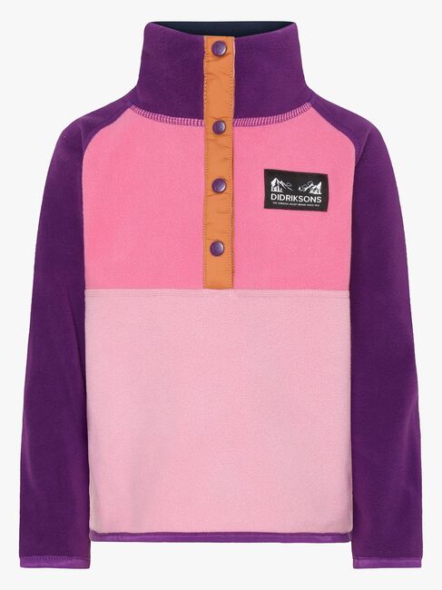 Didriksons Monte Fleecetröja, Light Heather Pink