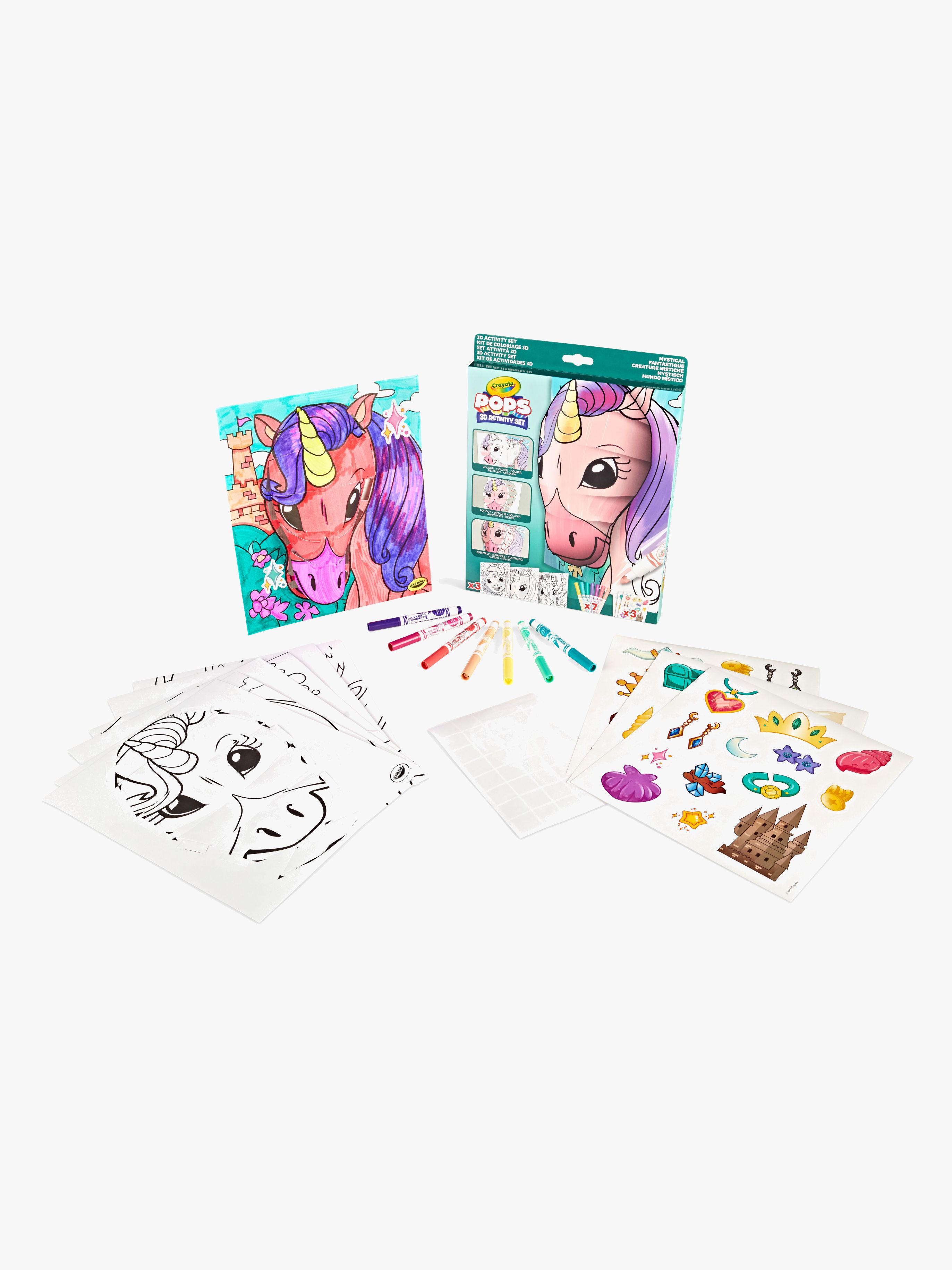 Crayola Pops 3D Skissbok - Mystical