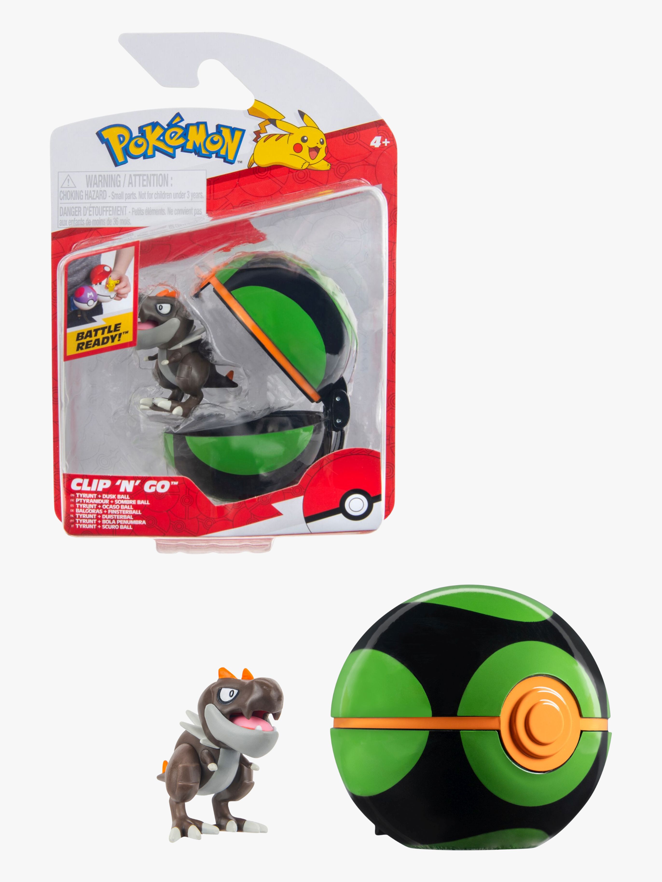 Pokémon Clip 'N' Go Lekset Tyrunt med Duskball