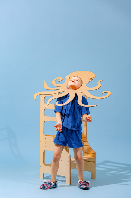 Duck Woodworks Justerbar Hjälpa Till Pall, Natur