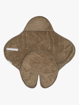 Baby's Only Hooded Baby Filt med Fötter Cozy, Clay