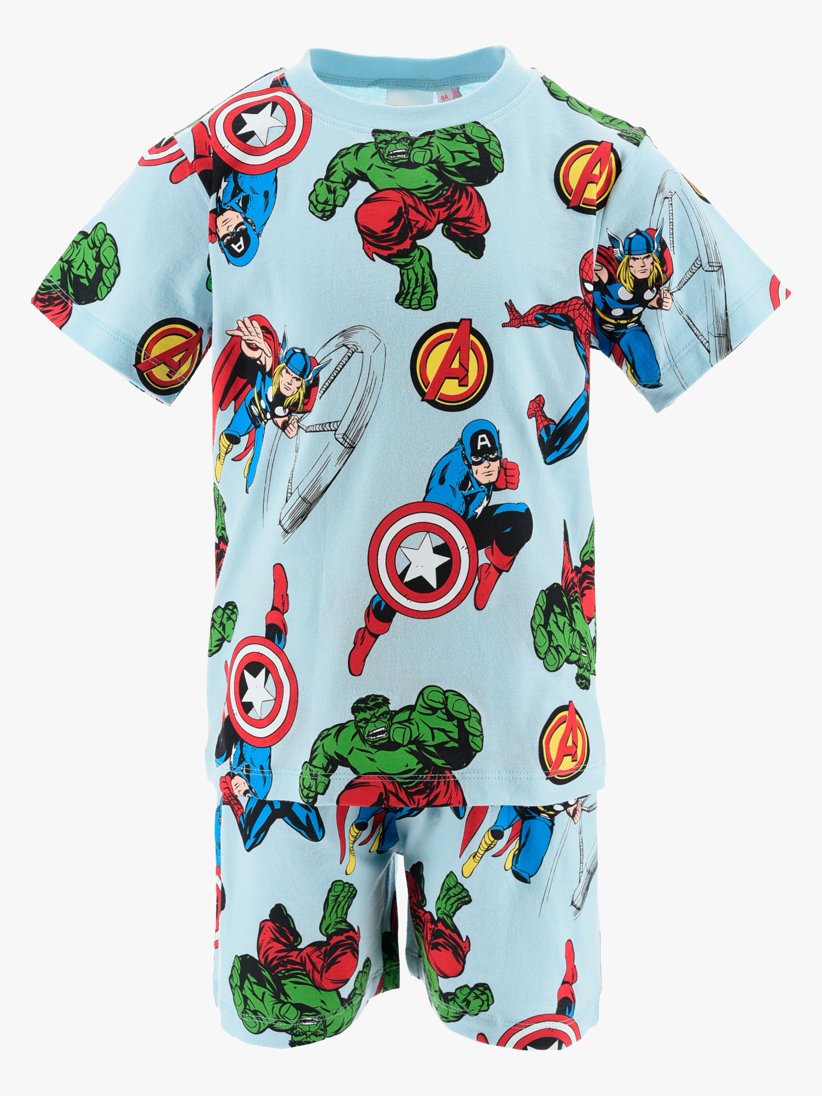 Marvel Avengers Pyjamas, Blå, 104-110