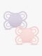MAM Perfect Napp Silikon 2-Pack 0-6m, Rosa
