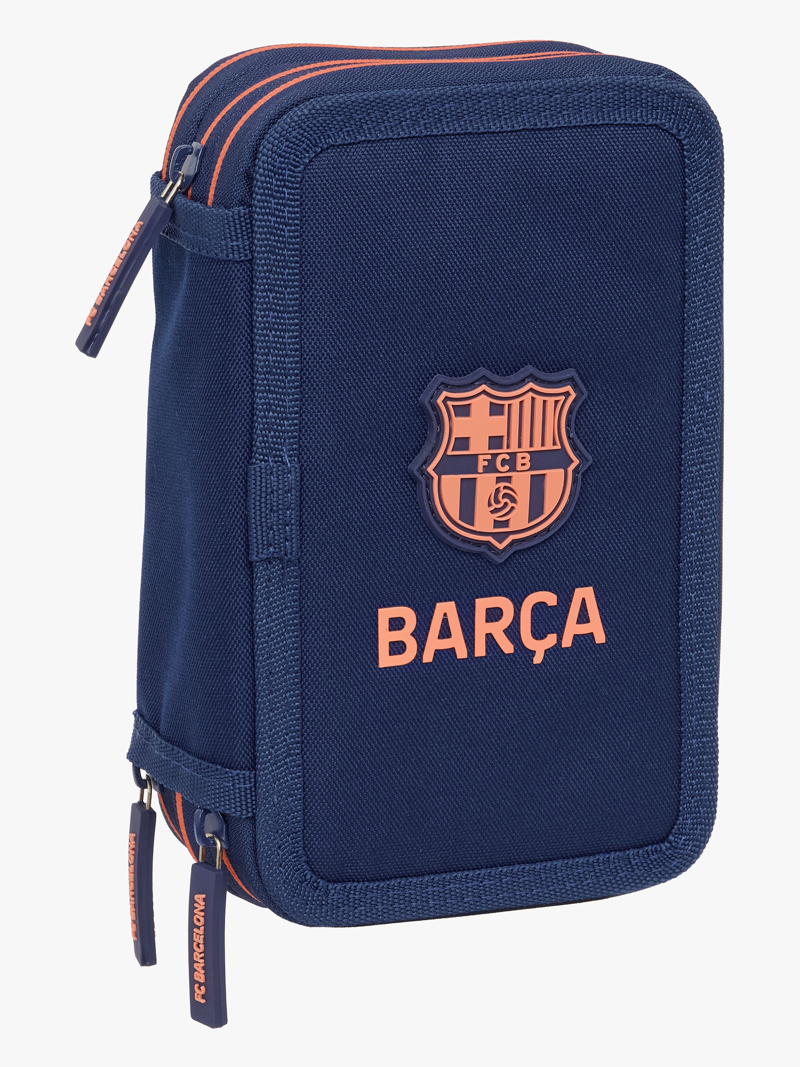 FC Barcelona  Fyllt Trippelpennfodral 37 Delar, 2ª Equipment