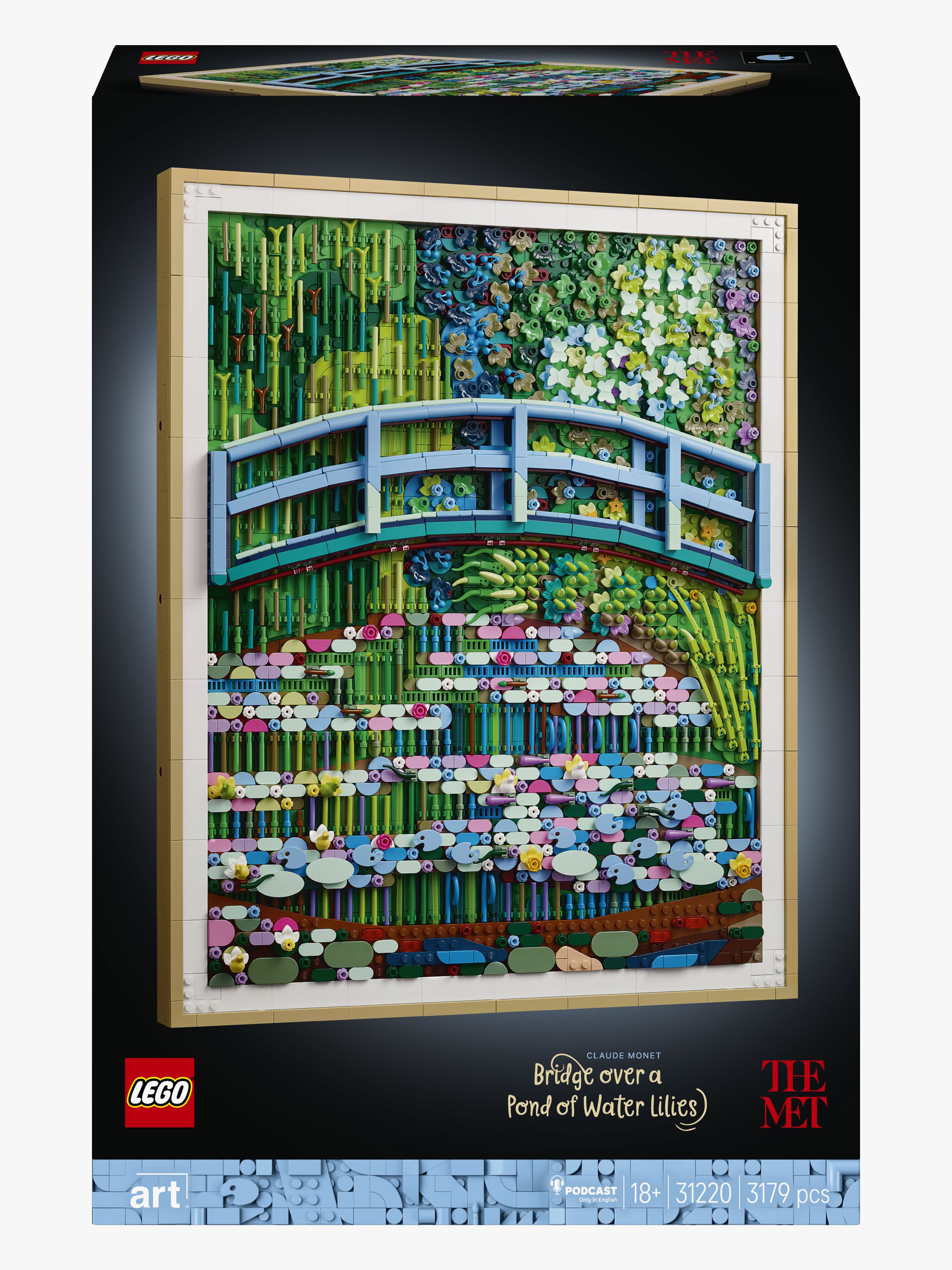 LEGO ART 31220 Claude Monet – Bro över näckrosdamm