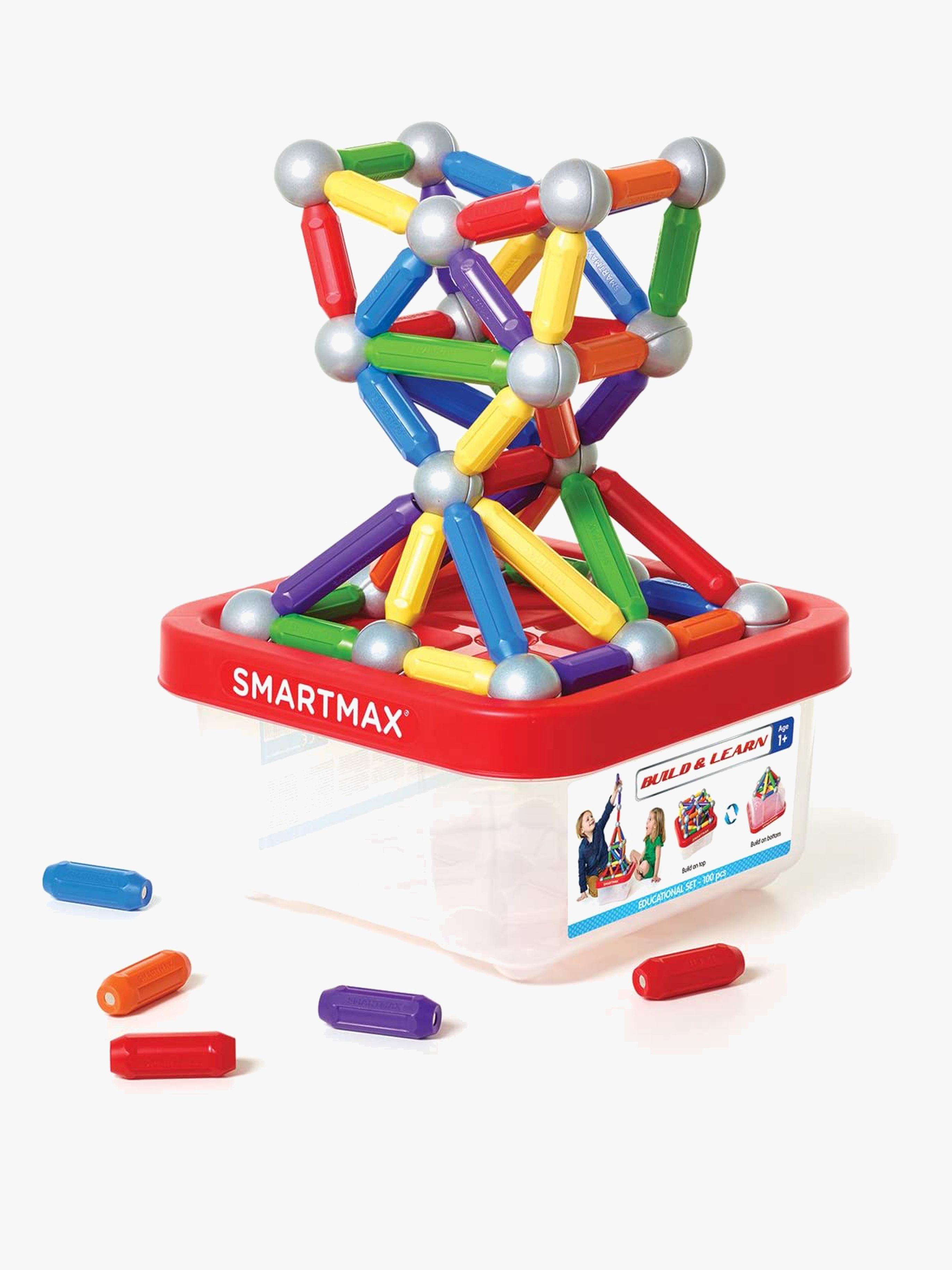 SmartMax Build and Learn Educational Magnetset 100 Delar
