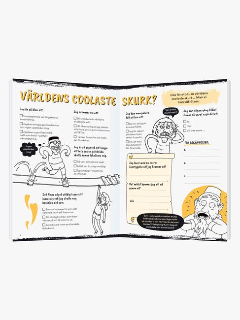 Kärnan Skurkarnas skurk- Skurkiga klurighete Pysselbok