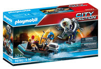 Playmobil 70782 City Action Polis Jetpack med Båt